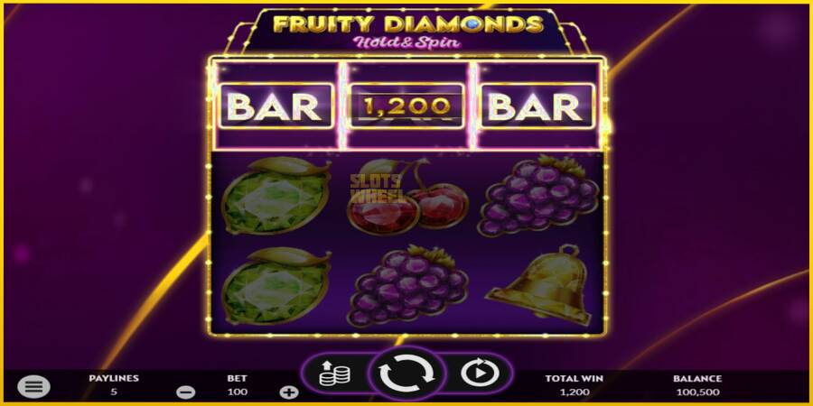 Картинка 4 ігрового апарату Fruity Diamonds