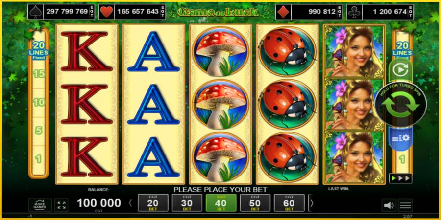 Картинка 1 ігрового апарату Game of luck