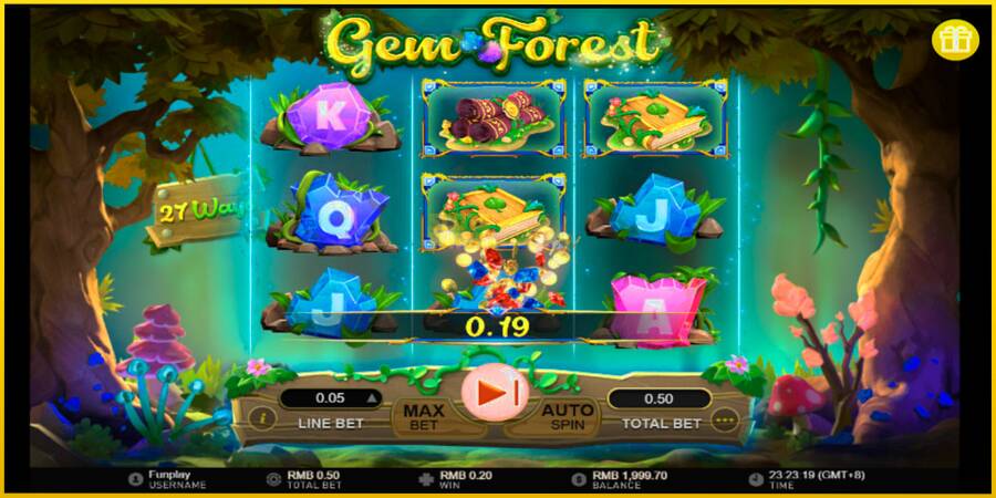 Картинка 2 ігрового апарату Gem Forest