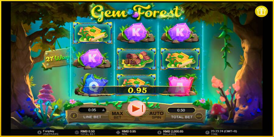 Картинка 3 ігрового апарату Gem Forest