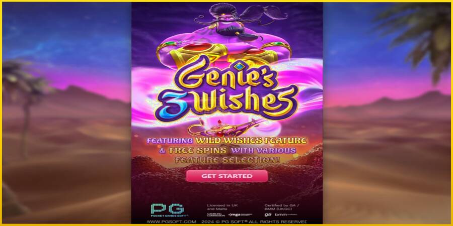 Картинка 1 ігрового апарату Genies 3 Wishes