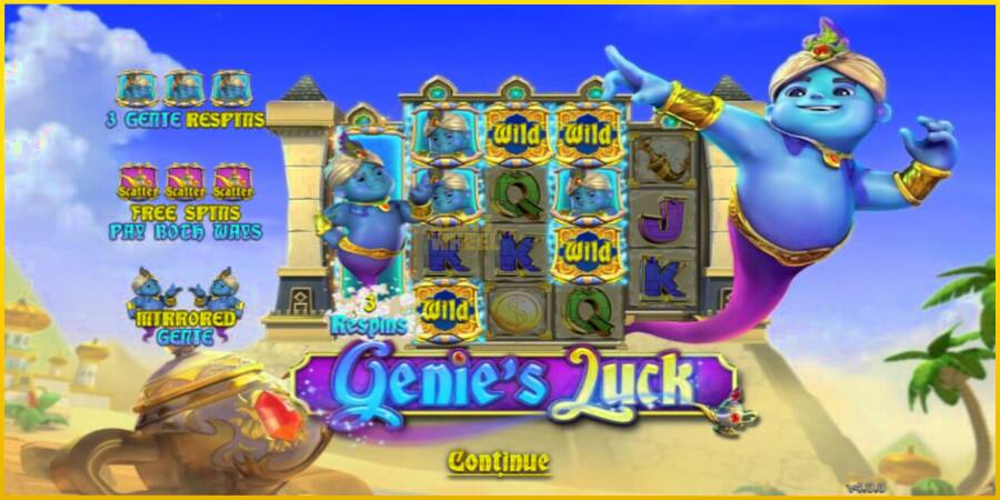 Картинка 1 ігрового апарату Genie’s Luck