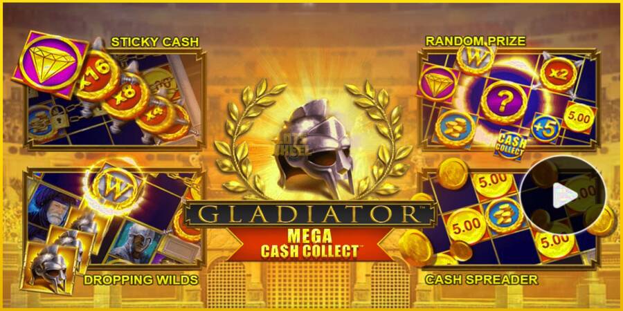 Картинка 1 ігрового апарату Gladiator: Mega Cash Collect