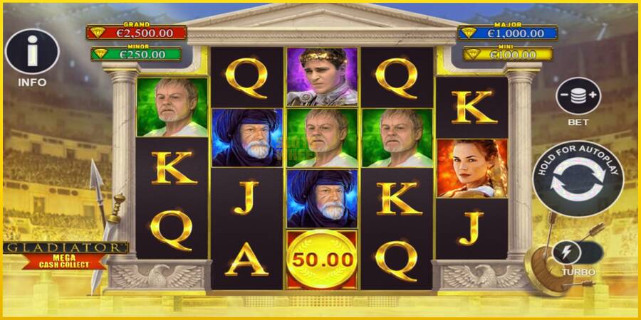 Картинка 3 ігрового апарату Gladiator: Mega Cash Collect