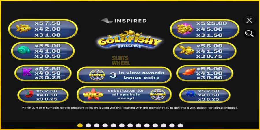 Картинка 4 ігрового апарату Gold Fishy Free Spins