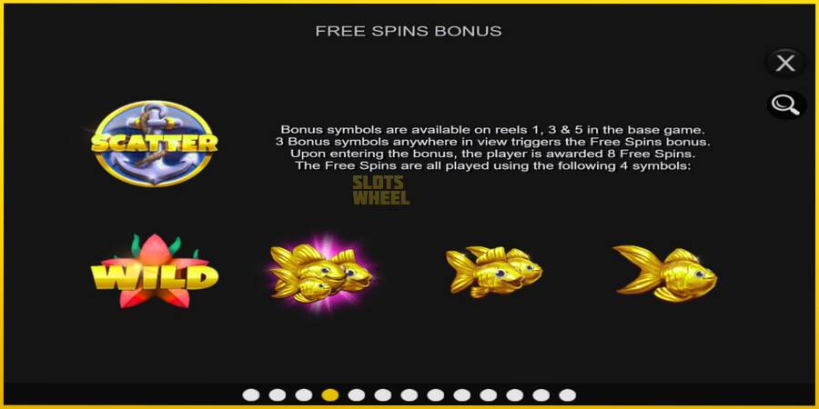 Картинка 5 ігрового апарату Gold Fishy Free Spins