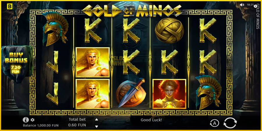 Картинка 1 ігрового апарату Gold of Minos