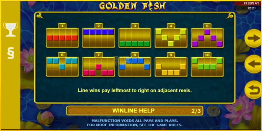 Картинка 6 ігрового апарату Golden Fish