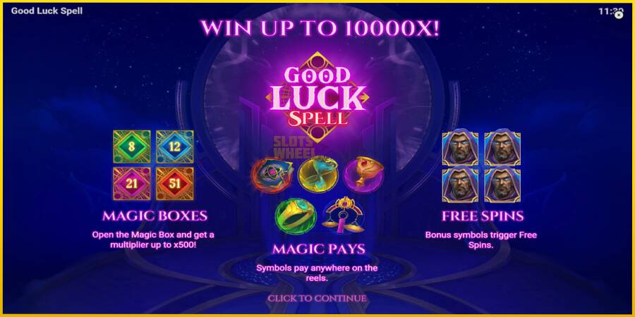 Картинка 1 ігрового апарату Good Luck Spell