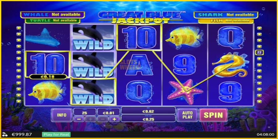 Картинка 3 ігрового апарату Great Blue Jackpot