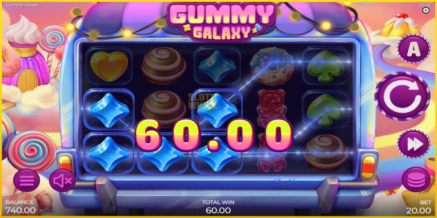 Картинка 4 ігрового апарату Gummy Galaxy