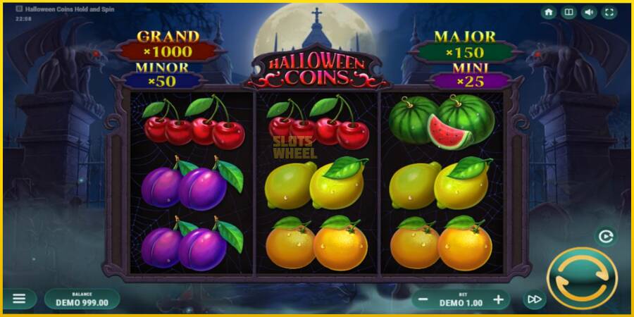 Картинка 2 ігрового апарату Halloween Coins Hold and Spin