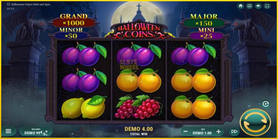 Картинка 3 ігрового апарату Halloween Coins Hold and Spin