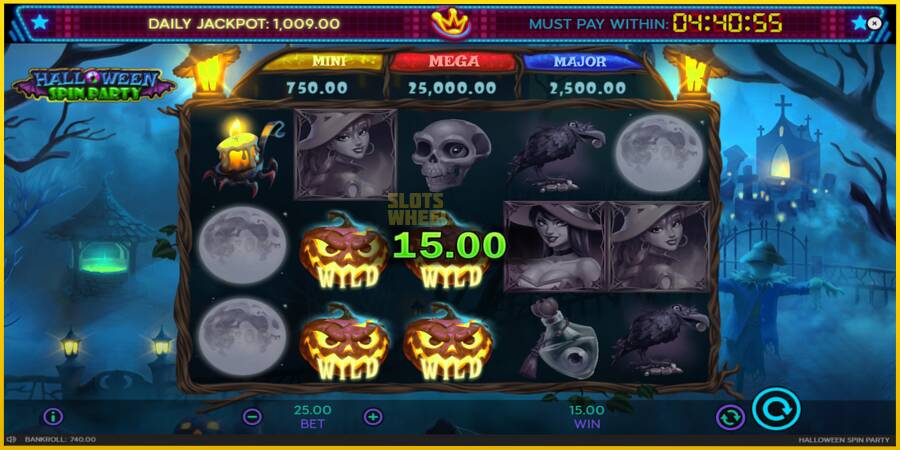 Картинка 5 ігрового апарату Halloween Spin Party