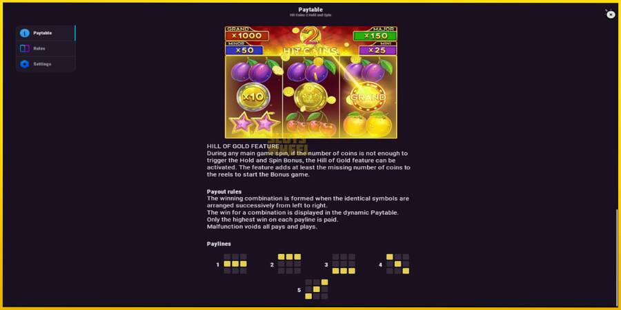 Картинка 7 ігрового апарату Hit Coins 2 Hold and Spin