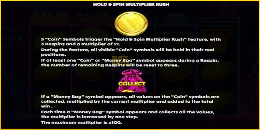 Картинка 5 ігрового апарату Hold & Spin Multiplier Rush