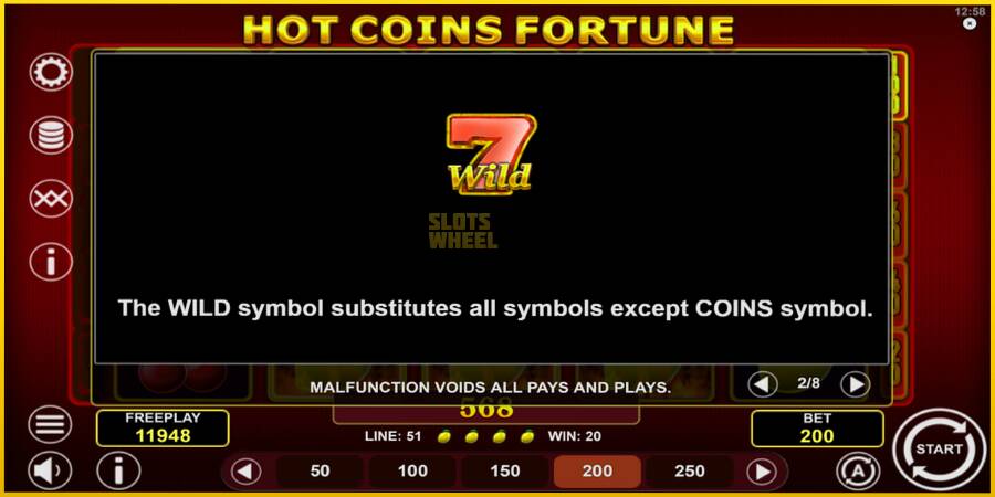 Картинка 6 ігрового апарату Hot Coins Fortune