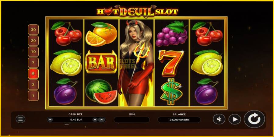 Картинка 1 ігрового апарату Hot Devil Slot