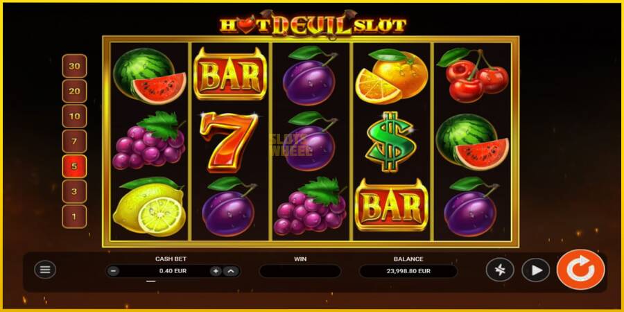 Картинка 2 ігрового апарату Hot Devil Slot