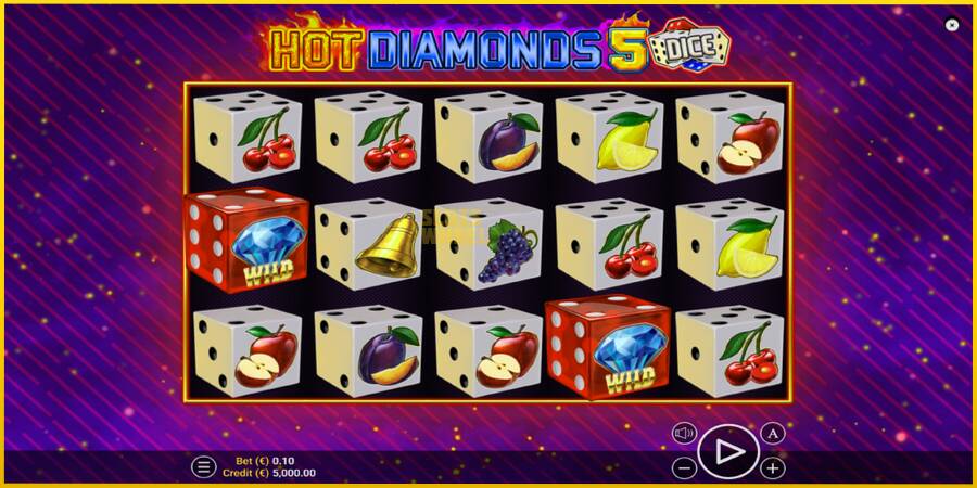 Картинка 1 ігрового апарату Hot Diamonds 5 Dice