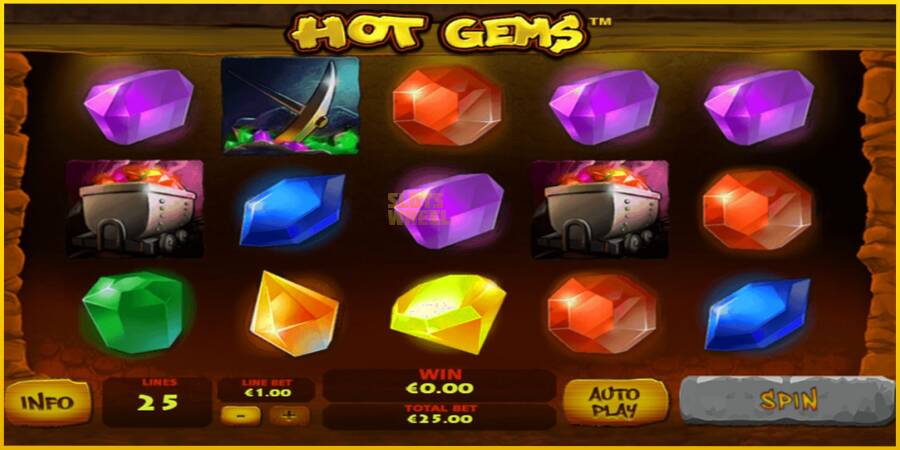 Картинка 1 ігрового апарату Hot Gems