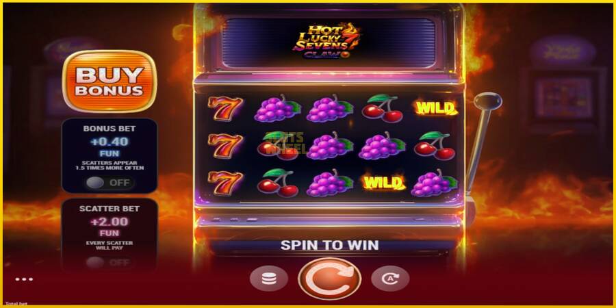 Картинка 1 ігрового апарату Hot Lucky Sevens Claw