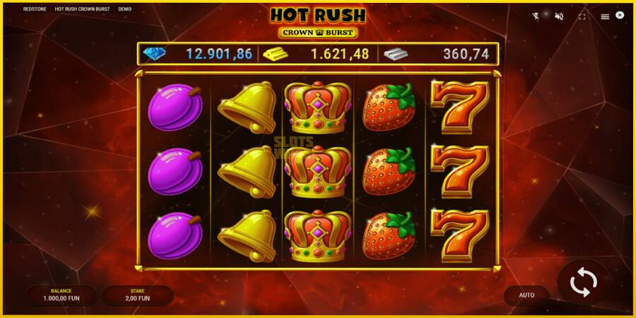 Картинка 2 ігрового апарату Hot Rush Crown Burst