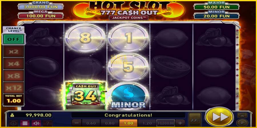 Картинка 2 ігрового апарату Hot Slot: 777 Cash Out Grand Platinum Edition