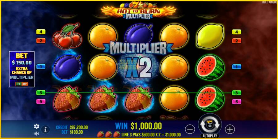 Картинка 4 ігрового апарату Hot to Burn Multiplier