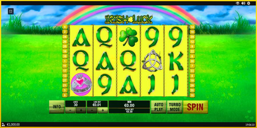 Картинка 1 ігрового апарату Irish Luck