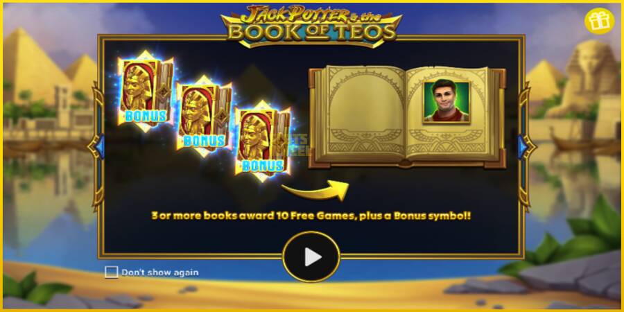 Картинка 1 ігрового апарату Jack Potter & The Book of Teos