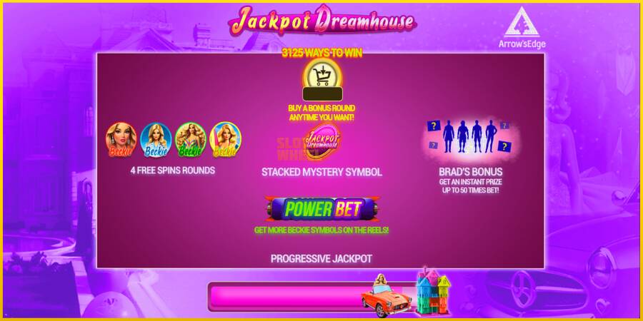 Картинка 1 ігрового апарату Jackpot Dreamhouse