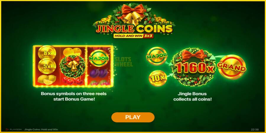 Картинка 1 ігрового апарату Jingle Coins