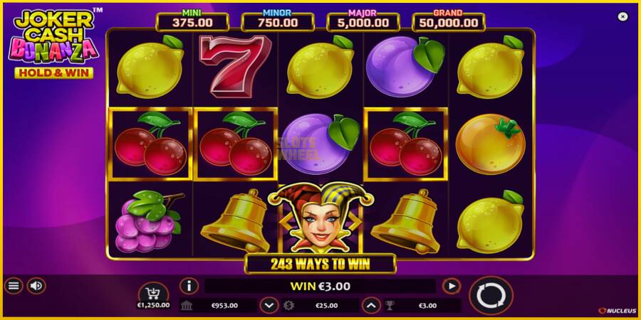 Картинка 2 ігрового апарату Joker Cash Bonanza - Hold & Win