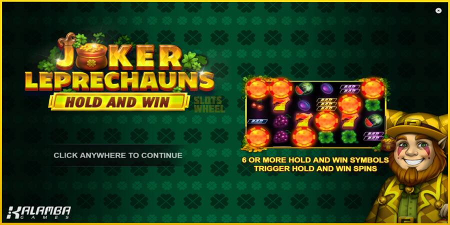 Картинка 1 ігрового апарату Joker Leprechauns Hold and Win