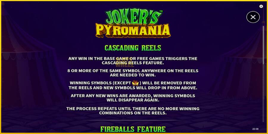 Картинка 5 ігрового апарату Jokers Pyromania