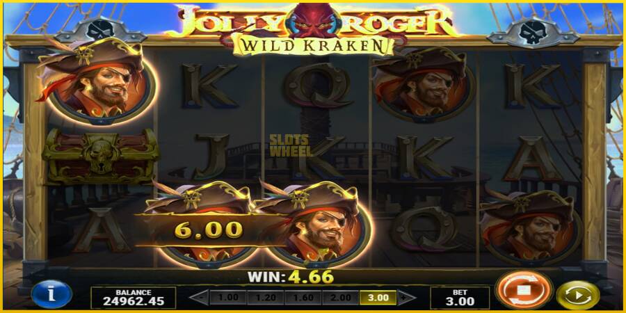 Картинка 4 ігрового апарату Jolly Roger Wild Kraken