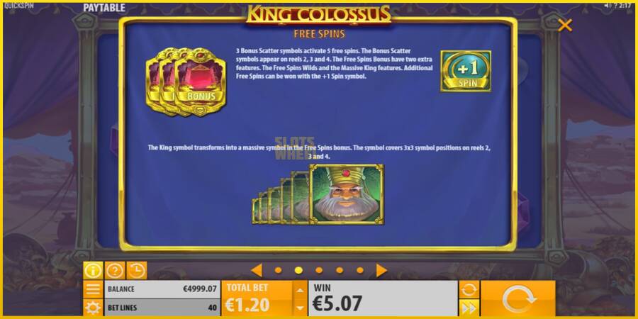 Картинка 5 ігрового апарату King Colossus