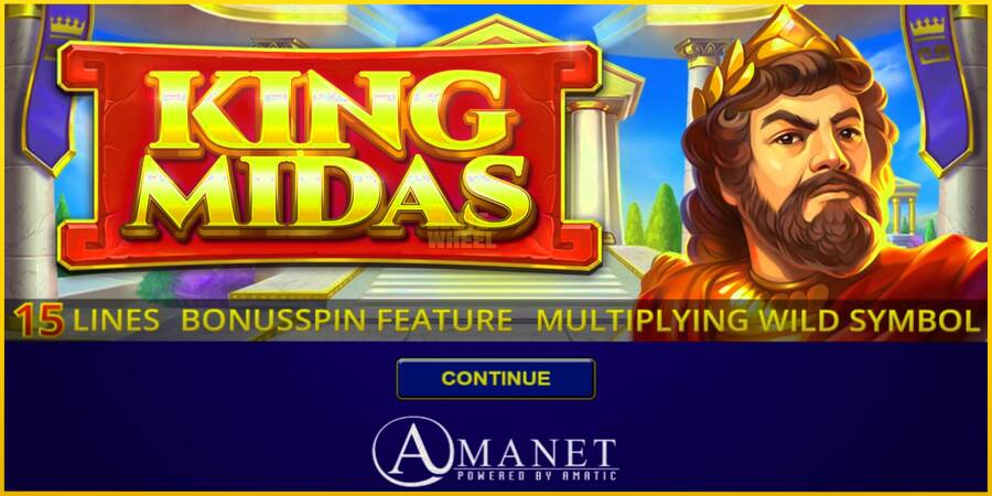 Картинка 1 ігрового апарату King Midas