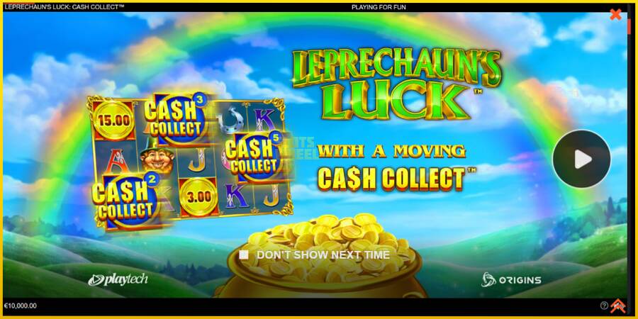 Картинка 1 ігрового апарату Leprechauns Luck Cash Collect Megaways PowerPlay Jackpot