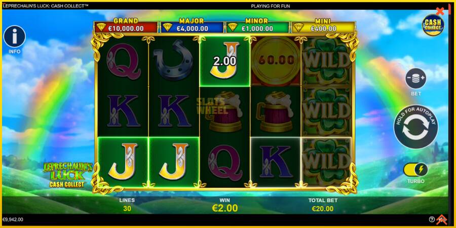 Картинка 3 ігрового апарату Leprechauns Luck Cash Collect Megaways PowerPlay Jackpot