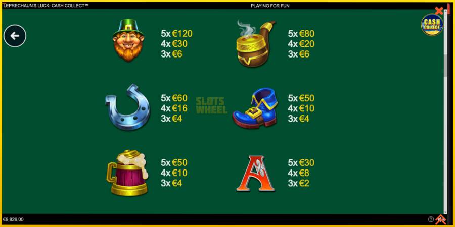 Картинка 5 ігрового апарату Leprechauns Luck Cash Collect Megaways PowerPlay Jackpot