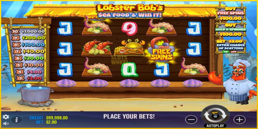 Картинка 2 ігрового апарату Lobster Bobs Sea Food & Win It