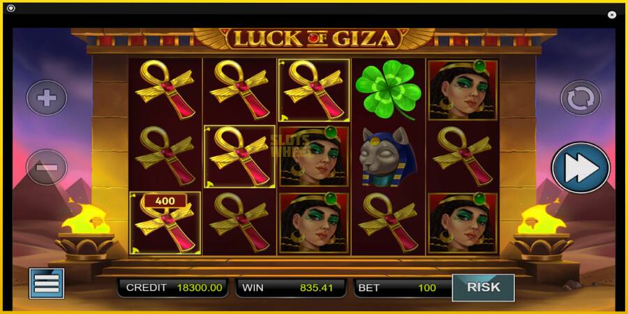 Картинка 2 ігрового апарату Luck of Giza