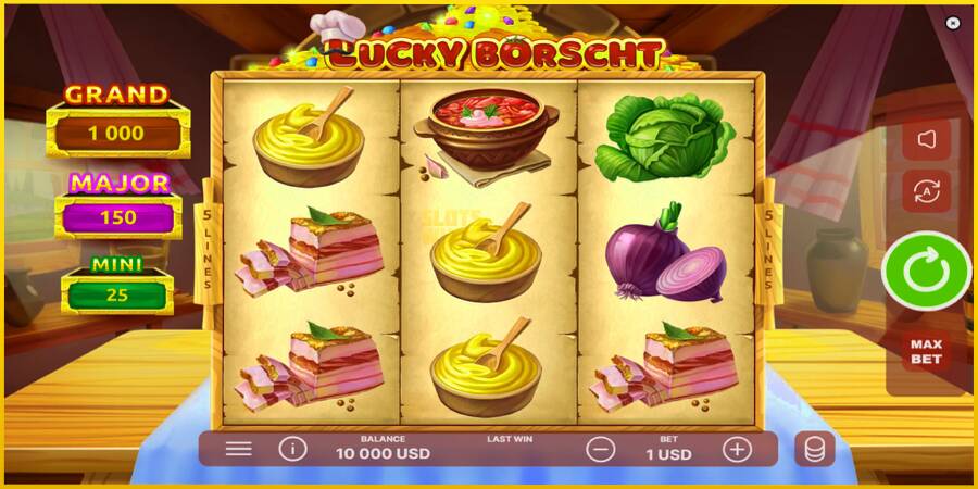 Картинка 2 ігрового апарату Lucky Borscht