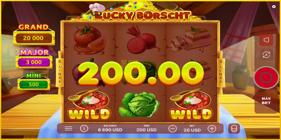 Картинка 4 ігрового апарату Lucky Borscht