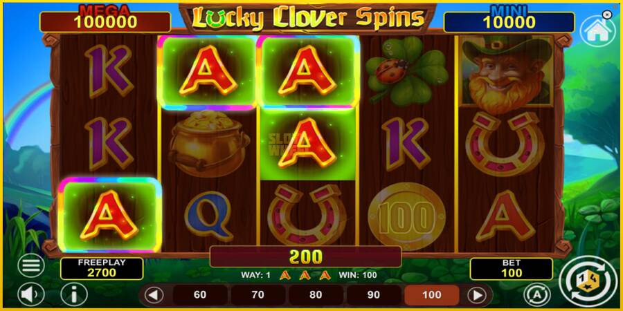 Картинка 4 ігрового апарату Lucky Clover Spins