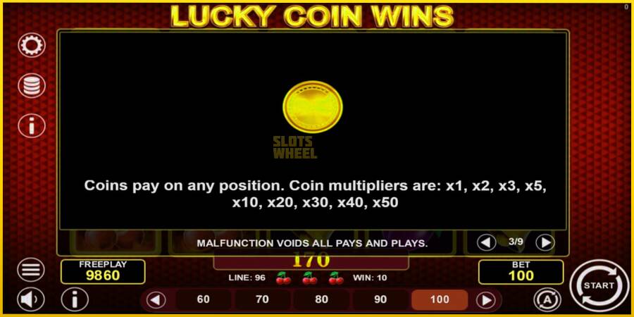 Картинка 6 ігрового апарату Lucky Coin Wins