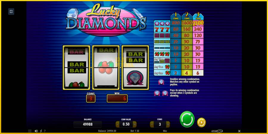 Картинка 3 ігрового апарату Lucky Diamonds