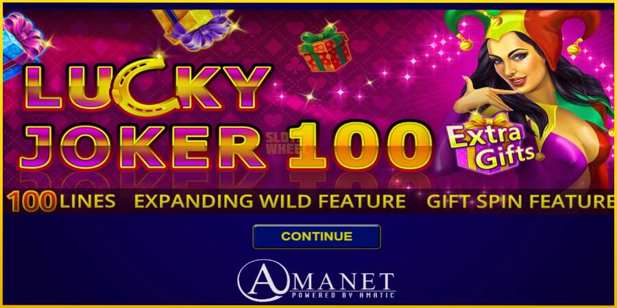 Картинка 1 ігрового апарату Lucky Joker 100 Extra Gifts